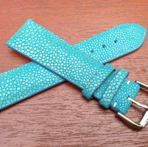 turquoise leathjer watch band