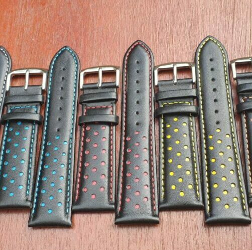 budina le mans rally racing leather strap 5 colours