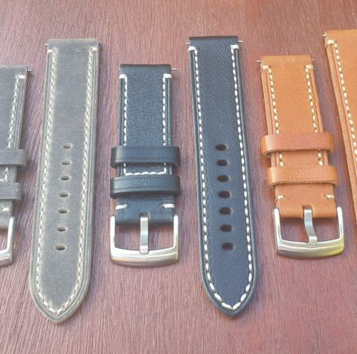 Cambroon one piece leather watch straps