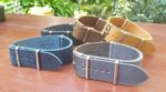 leather nato watch strap 5 colours