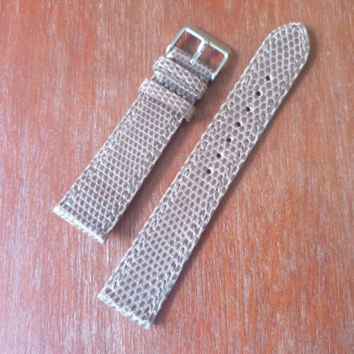 Lizard Skin Thin Brown watch band