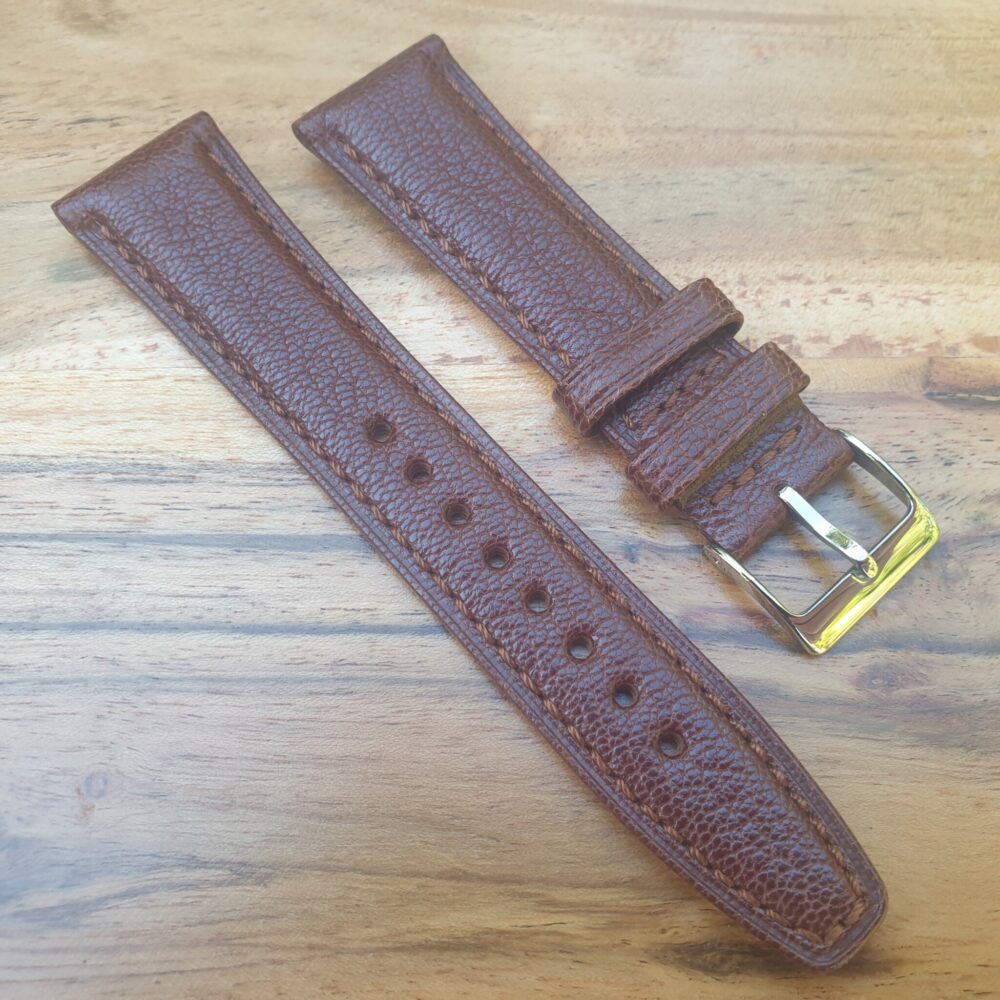 Goat Skin Light Brown Watch Strap